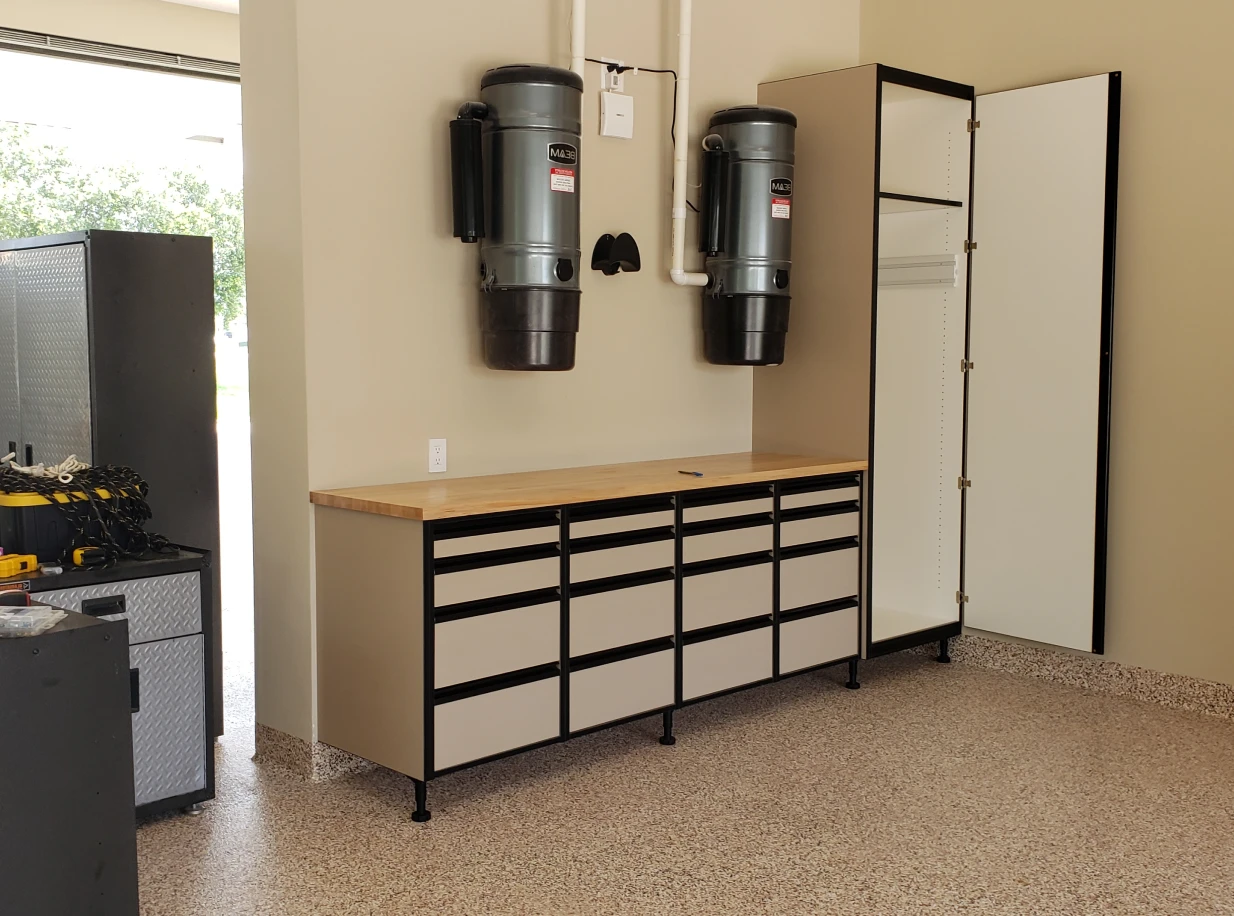 Benchtops and Countertops, Longwood Custom Garage Cabinets