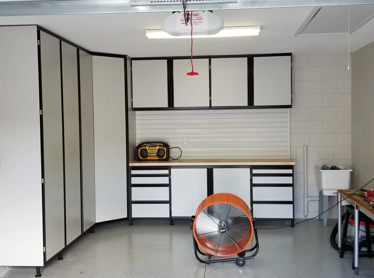 Cabinet Systems, Longwood Custom Garage Cabinets